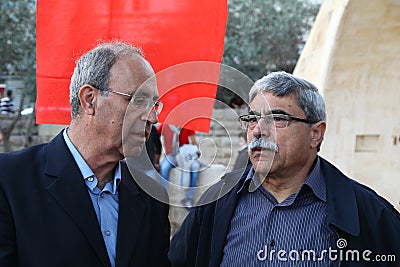 Anti war demonstration supporting Gaza in Nazareth