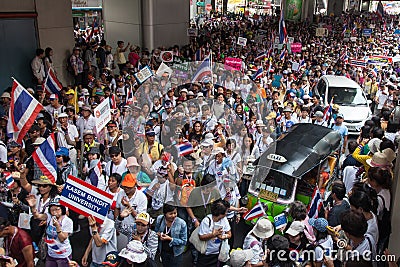 Antigovernment demonstration Thailand