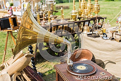Antique shop at the 4th International Festival of Times and Epoc
