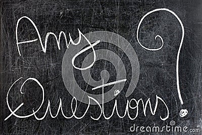 Any Questions on Chalkboard