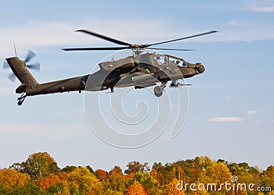 Apache AH 64 Gunship Helicopter
