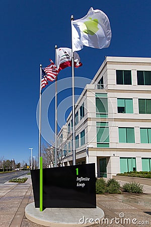 Apple Headquarters in Silicon Valley.