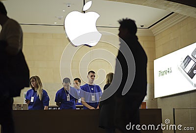 Apple store in grand central new York city