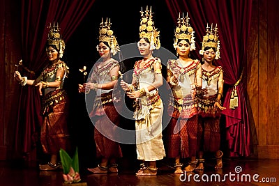 Khmer Apsara Dance Editorial Stock Photo - Im