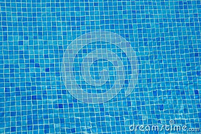 Aqua blue tile underwater background