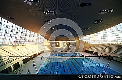 Aqua centre of London s Olympic village