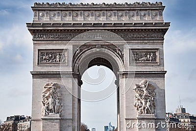Arch of triumph in Paris