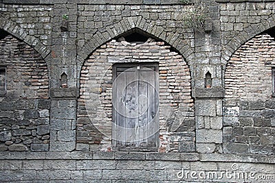 Arched stone Gate of Ausa Fort