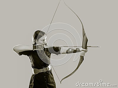 Archery woman