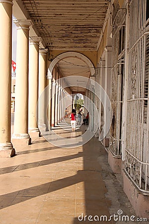 Arches in Cienfuegos, Cuba