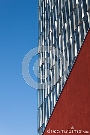 Architectural detail of a modern building