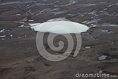 Arctic desert. space cold.