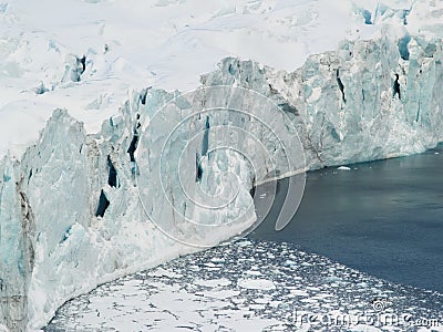 Arctic Ocean - glacier and ice