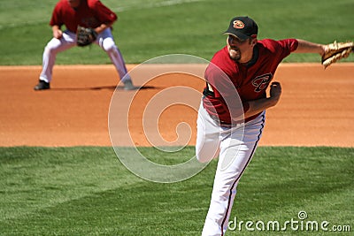 Arizona Diamondbacks Baseball Pitcher Chad Qualls