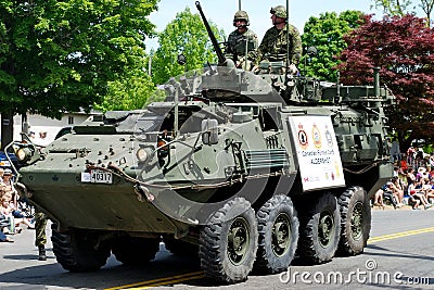 Army Vehicle in the Parade