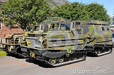 Army vehicles