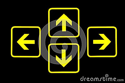 Arrow Signs Stock Image - Image: 34908021