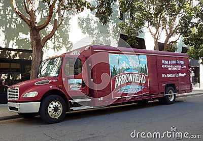 Arrowhead Water Delivery Truck
