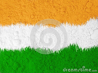 Indian national flag colors background