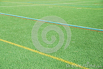 Artificial lawn background