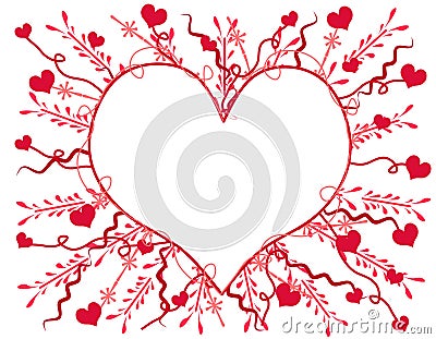 Artsy Valentine s Day Heart Card 2
