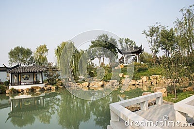 In Asia, China, Beijing, Garden Expo Park, the antique building, south of the Yangtze River