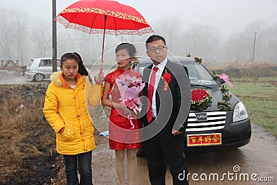 Asia, China, the rural wedding