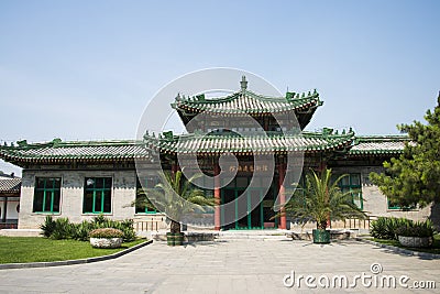Asian Chinese, antique buildings, exhibition hall