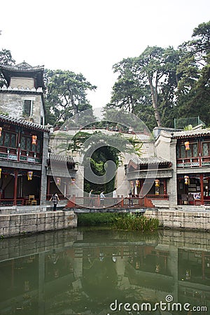 Asian Chinese, Beijing, historic building, the Summer Palace, Suzhou Street