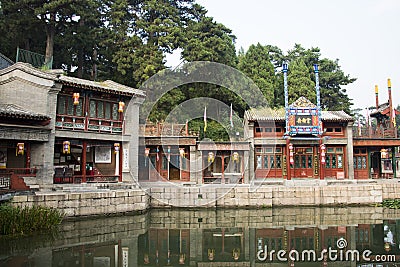 Asian Chinese, Beijing, historic building, the Summer Palace, Suzhou Street