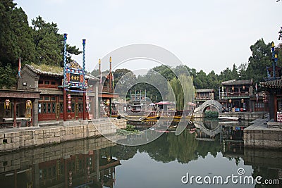 Asian Chinese, Beijing, historic building, the Summer Palace, Suzhou Street