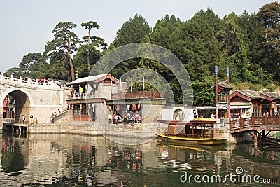 Asian Chinese, Beijing, historic building, the Summer Palace, Suzhou Street