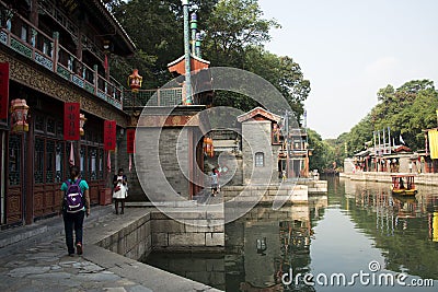 Asian Chinese, Beijing, historic building, the Summer Palace, Suzhou Street