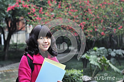 Asian college student