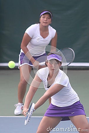 Asian double tennis