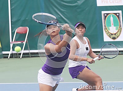 Asian double tennis