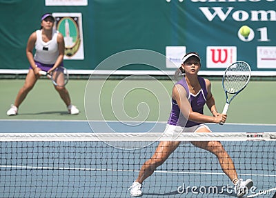 Asian double tennis