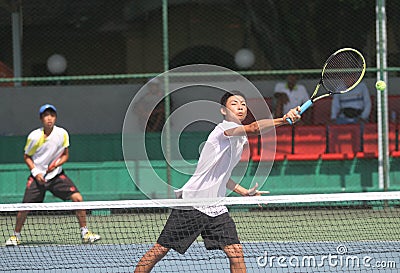 Asian double tennis