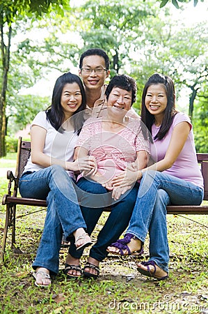 Asian family