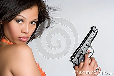 Asian Gun Girl