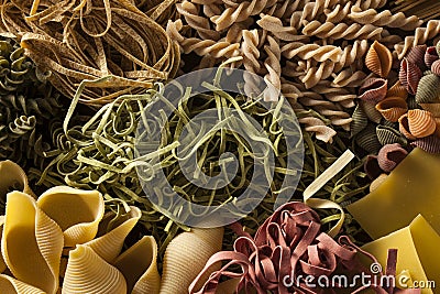 Assorted Homemade Dry Italian Pasta