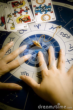 Astrologer at work