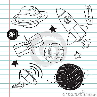 Astronomy Object Doodle