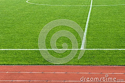 Athletics track and football field