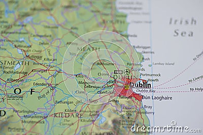 Atlas Map Dublin