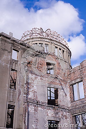 Atomic Bomb Dome, the building was attack by atomic bomb in worl