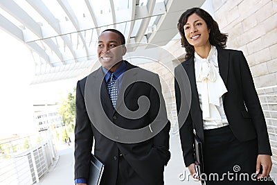 Attractive African American Business Team