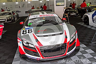 Audi LMS Cup 2013 Pit WorkShop aaron kwon race car