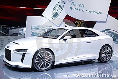 Audi quattro concept car