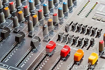 Audio Video Mixing Controller Console